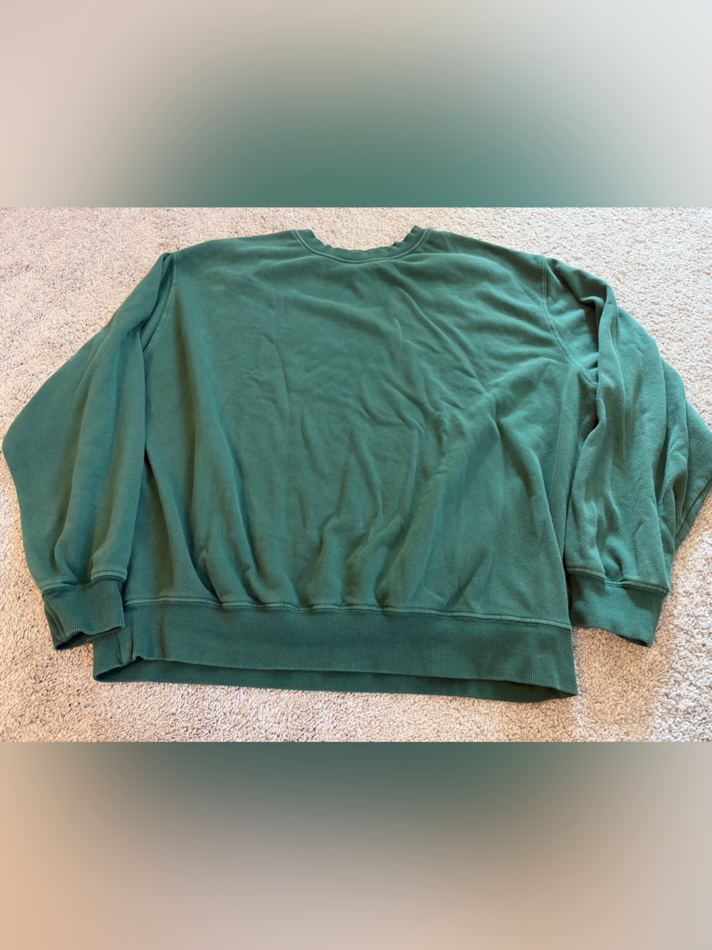 Double Zero Deep Green Crew Pullover